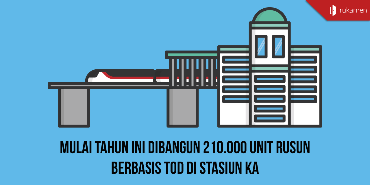 Mulai Tahun Ini Dibangun 210.000 Unit Rusun Berbasis TOD Di Stasiun KA