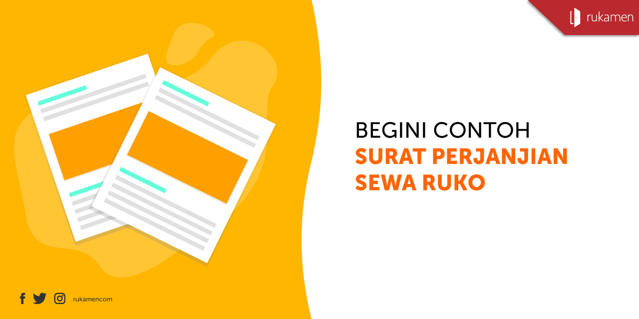 Begini Contoh Surat Perjanjian Sewa Ruko (Rumah Toko)