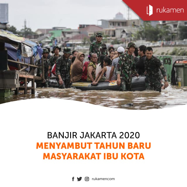 Banjir Jakarta 2020 Menyambut Tahun Baru Masyarakat Ibu Kota